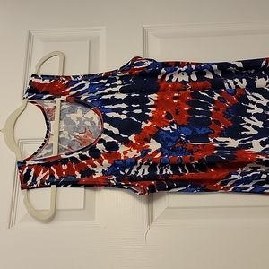 NWOT tie-dye LuLaRoe Dani maxi dress